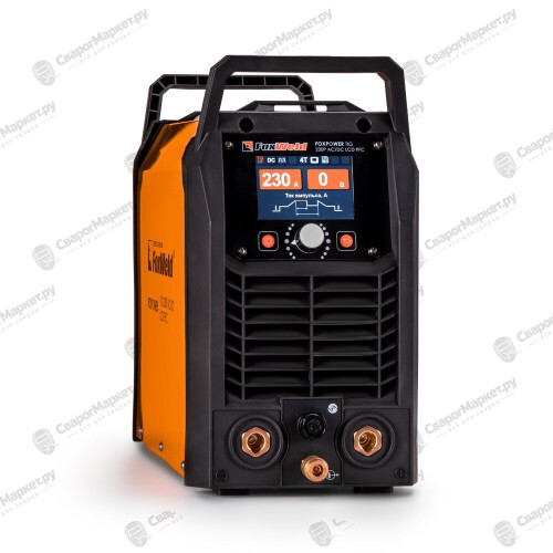 Аппарат аргонодуговой сварки FoxWeld FOXPOWER TIG 230P AC/DC LCD PFC