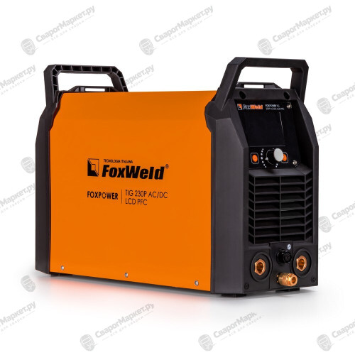 Аппарат аргонодуговой сварки FoxWeld FOXPOWER TIG 230P AC/DC LCD PFC-1