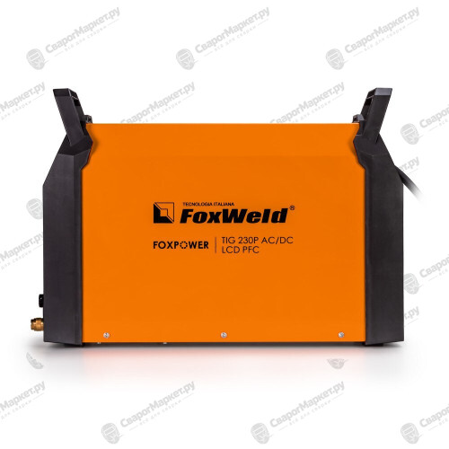 Аппарат аргонодуговой сварки FoxWeld FOXPOWER TIG 230P AC/DC LCD PFC-3