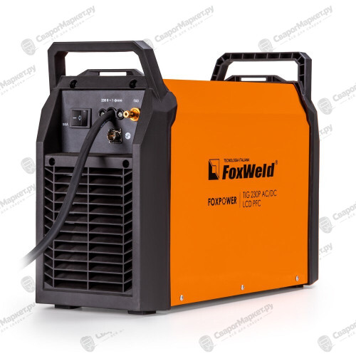 Аппарат аргонодуговой сварки FoxWeld FOXPOWER TIG 230P AC/DC LCD PFC-4