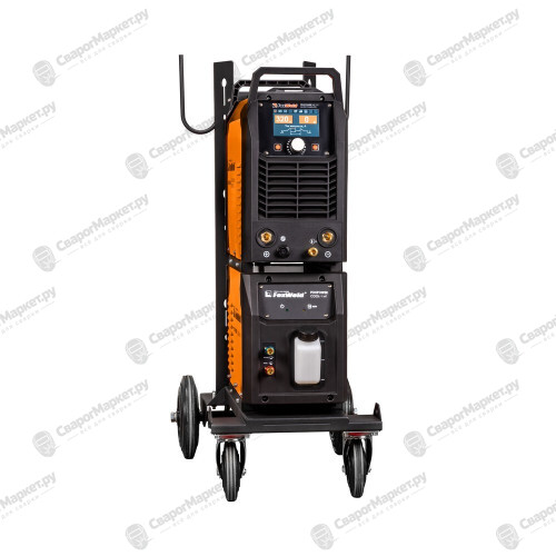 Аппарат аргонодуговой сварки FoxWeld FOXPOWER TIG 320 AC/DC PULSE LCD (Сварочный источник FOXPOWER TIG 320 AC/DC PULSE LCD + Блок жидкостного охлаждения FOXPOWER COOL-1 MT + Тележка FOXPOWER MT-1)