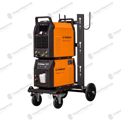 Аппарат аргонодуговой сварки FoxWeld FOXPOWER TIG 320 AC/DC PULSE LCD (Сварочный источник FOXPOWER TIG 320 AC/DC PULSE LCD + Блок жидкостного охлаждения FOXPOWER COOL-1 MT + Тележка FOXPOWER MT-1)-5