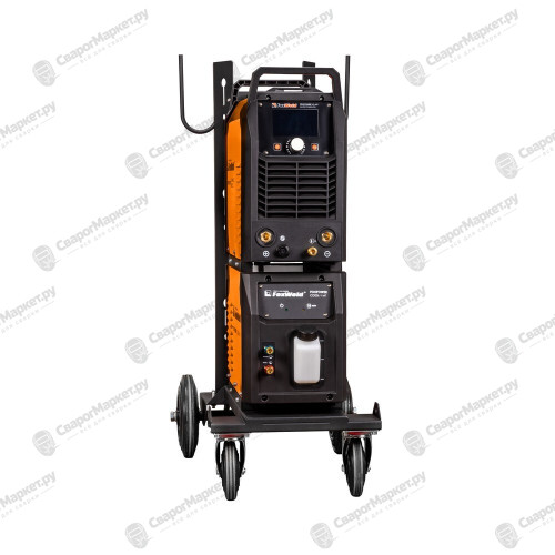 Аппарат аргонодуговой сварки FoxWeld FOXPOWER TIG 400 AC/DC PULSE LCD (Сварочный источник FOXPOWER TIG 400 AC DC PULSE LCD + Блок жидкостного охлаждения FOXPOWER COOL-1 MT + Тележка FOXPOWER MT-1)