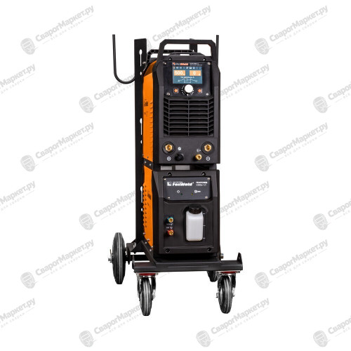 Аппарат аргонодуговой сварки FoxWeld FOXPOWER TIG 500 AC/DC PULSE LCD (Сварочный источник FOXPOWER TIG 500 AC DC PULSE LCD + Блок жидкостного охлаждения FOXPOWER COOL-1 LT + Тележка FOXPOWER LT-1)