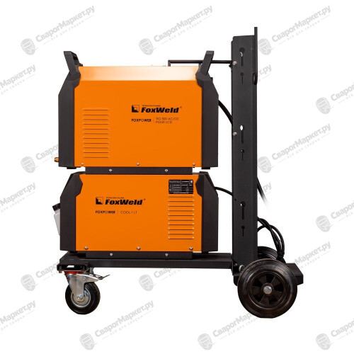 Аппарат аргонодуговой сварки FoxWeld FOXPOWER TIG 500 AC/DC PULSE LCD (Сварочный источник FOXPOWER TIG 500 AC DC PULSE LCD + Блок жидкостного охлаждения FOXPOWER COOL-1 LT + Тележка FOXPOWER LT-1)-3