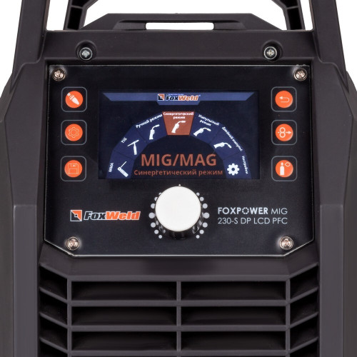 Сварочный полуавтомат FoxWeld FOXPOWER MIG 230-S DP LCD PFC-7
