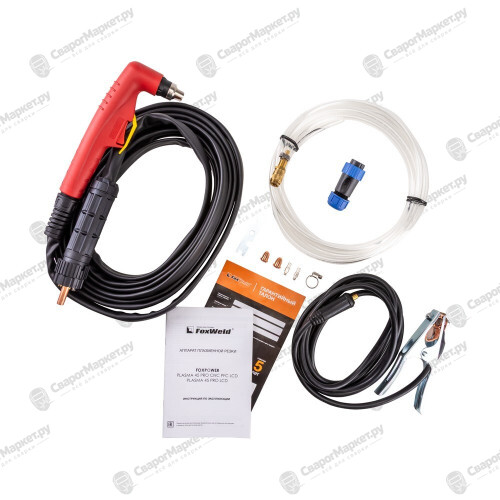 Аппарат плазменной резки FoxWeld FOXPOWER PLASMA 45 PRO CNC PFC LCD-9