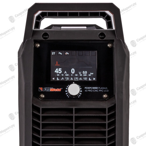 Аппарат плазменной резки FoxWeld FOXPOWER PLASMA 45 PRO CNC PFC LCD-6