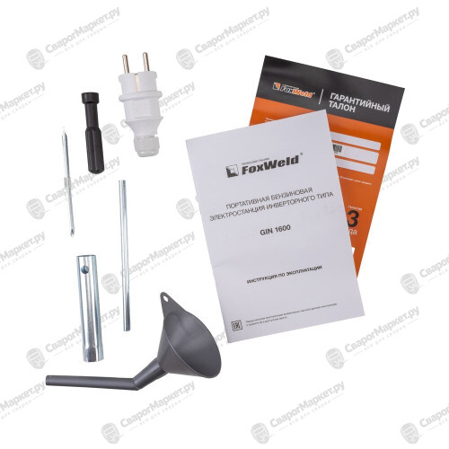 Генератор бензиновый инверторного типа FoxWeld GIN 1600 1,3 кВт, закрытый-9