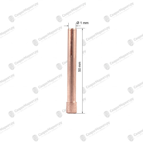Цанга 1,0мм x 50мм TIG17/18/26 (702.0006/TD0001-10, пр-во FoxWeld/КНР)-1