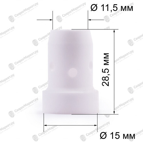 Диффузор газовый MIG-500 (030.0190/МЕ0579, EP 400/500, пр-во FoxWeld/КНР)-1