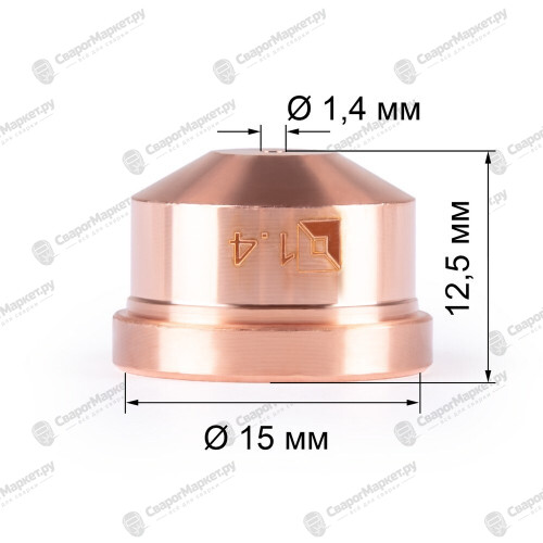 Сопло д.1.4мм А101-141 (PD0101-14, пр-во FoxWeld/КНР)-1
