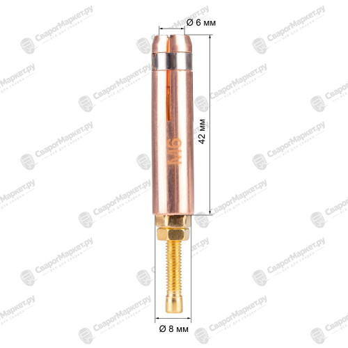 Цанга М6 (для SW2500, пр-во FoxWeld/КНР)-1