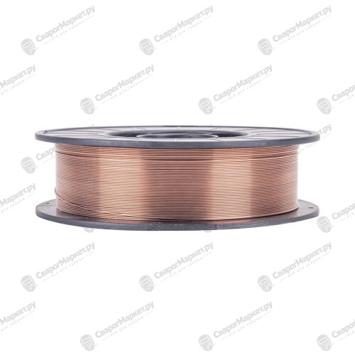 Проволока сварочн. омедн. ER70S-6 (ан.Св08Г2С) д.0,8мм D200 (5кг) Foxweld-1