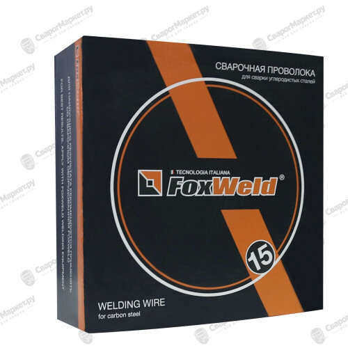 Foxweld Проволока сварочная омедненная ER 70S-6 (Св08Г2С) д.0.8мм, 15кг D300-2