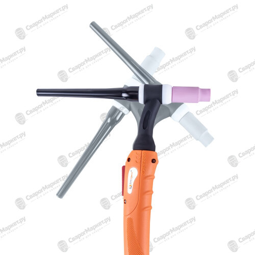 Горелка FoxWeld UnoTIG-18-Flex 4м (разъем 35мм2,с кнопкой, ж/охл.)-2