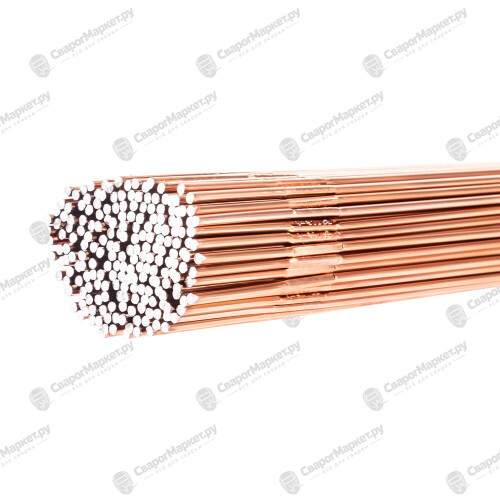 Foxweld Пруток омедненный ER70S-6 (Св08Г2С) д.2,0х1000мм, 5кг (1 пачка, пр-во FoxWeld/КНР)-2