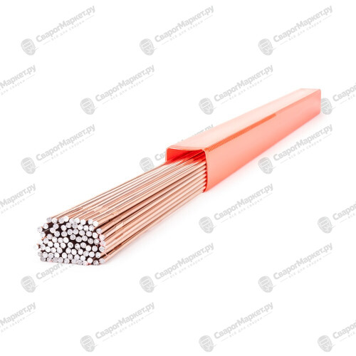 Foxweld Пруток омедненный ER70S-6 (Св08Г2С) д.3,2х1000мм, 5кг (1 пачка, пр-во FoxWeld/КНР)