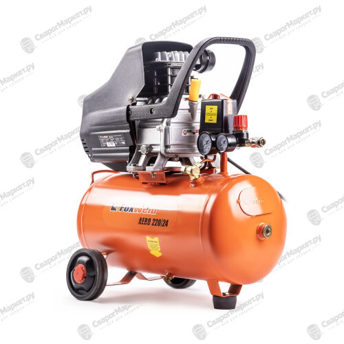 Компрессор масляный коаксиальный FoxWeld AERO 220/24
