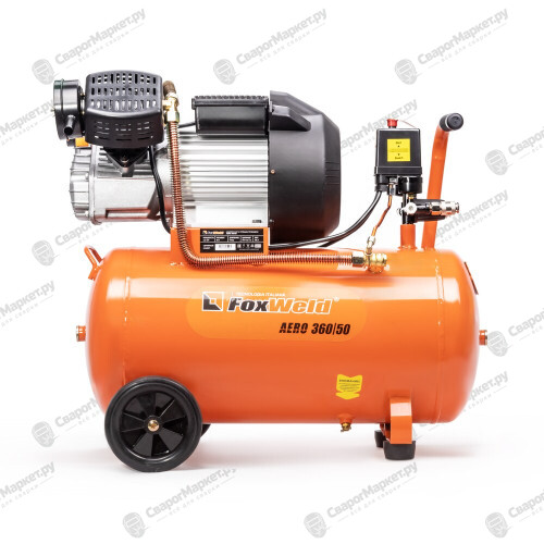 Компрессор масляный коаксиальный FoxWeld AERO 360/50-4