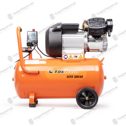 Компрессор масляный коаксиальный FoxWeld AERO 360/50-5
