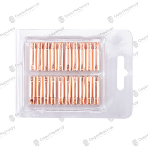 Наконечник М6х25х1.0 прямой (AL) (141.0006/MD0009-60, пр-во FoxWeld/КНР)-3
