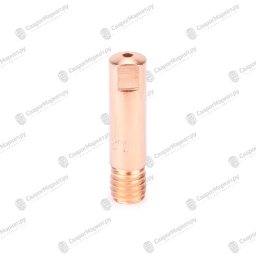 Наконечник М6х25х1.2 прямой (AL) (141.0010/MD0009-62, пр-во FoxWeld/КНР)