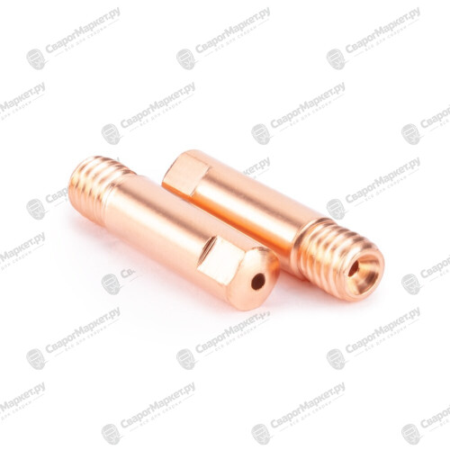 Наконечник М6х25х1.2 прямой (AL) (141.0010/MD0009-62, пр-во FoxWeld/КНР)-2