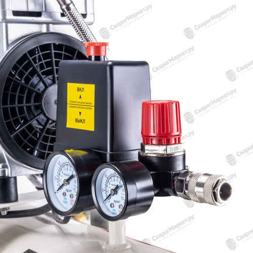 Компрессор безмасляный FoxWeld AERO 130/24 oil-free-7
