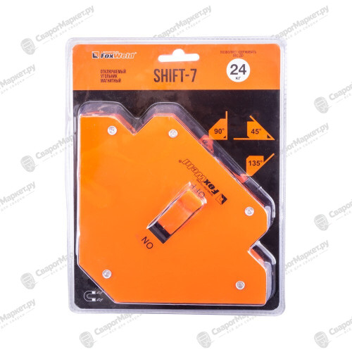 Угольник магнитный FoxWeld SHIFT-7 отключаемый-4