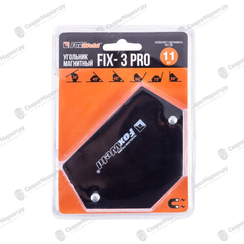 Угольник магнитный FoxWeld FIX-3Pro-4