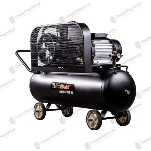 Компрессор масляный ременной FoxWeld AEROMAX 480/100-1