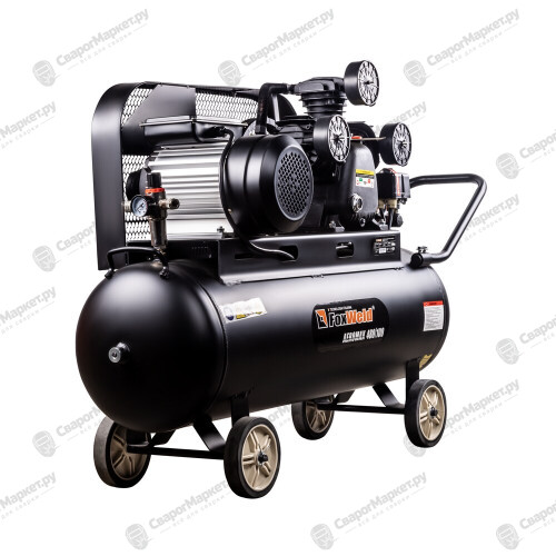 Компрессор масляный ременной FoxWeld AEROMAX 480/100-3