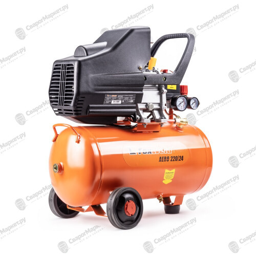 Компрессор масляный коаксиальный FoxWeld AERO 220/24 с комплектом-3