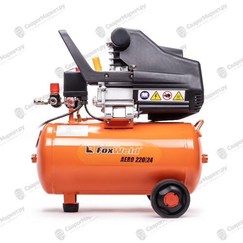 Компрессор масляный коаксиальный FoxWeld AERO 220/24 с комплектом-5