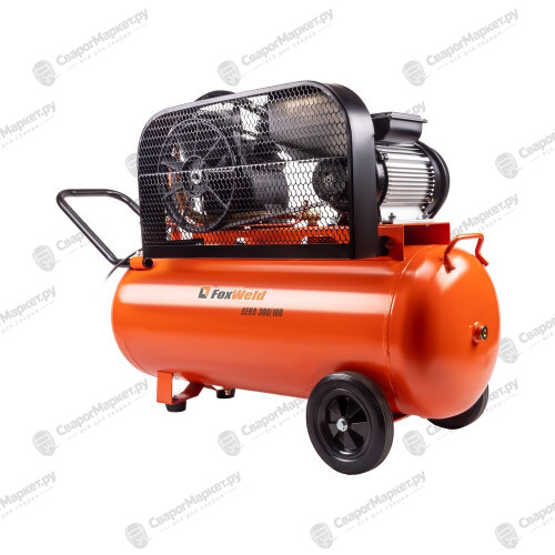 Компрессор масляный ременной FoxWeld AERO 380/100-2