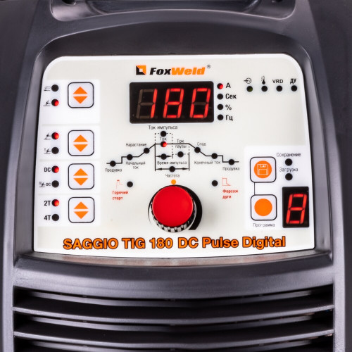 Аппарат аргонодуговой сварки FoxWeld SAGGIO TIG 180 DC Pulse Digital-5