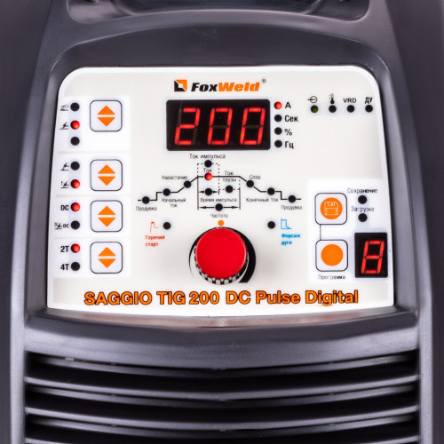 Аппарат аргонодуговой сварки FoxWeld SAGGIO TIG 200 DC Pulse Digital-5