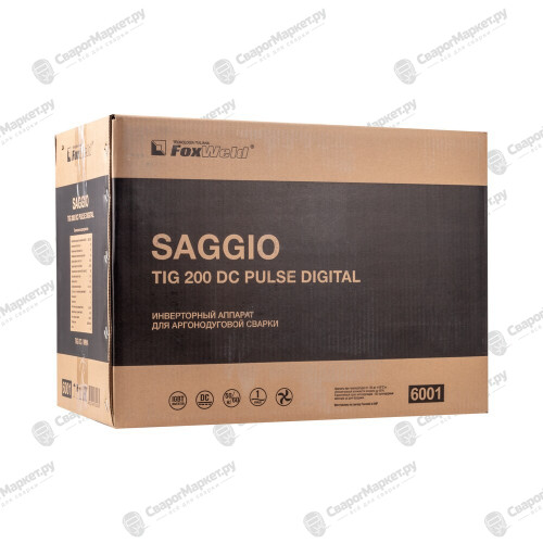 Аппарат аргонодуговой сварки FoxWeld SAGGIO TIG 200 DC Pulse Digital-7