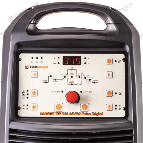 Аппарат аргонодуговой сварки FoxWeld SAGGIO TIG 300 AC/DC Pulse Digital-4