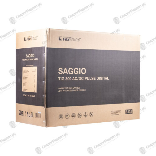 Аппарат аргонодуговой сварки FoxWeld SAGGIO TIG 300 AC/DC Pulse Digital-8