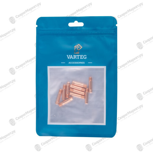 Наконечник М6х25х0.6 прямой Varteg (140.0008/MD0008-06, пр-во FoxWeld/КНР)-3