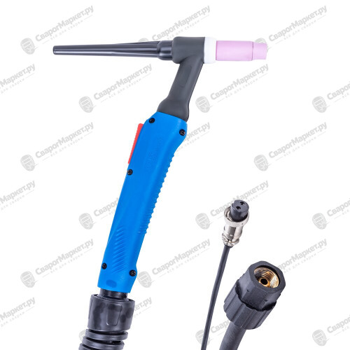 Varteg Горелка TIG-26 4м (разъем М16, с кнопкой, пр-во FoxWeld/КНР)