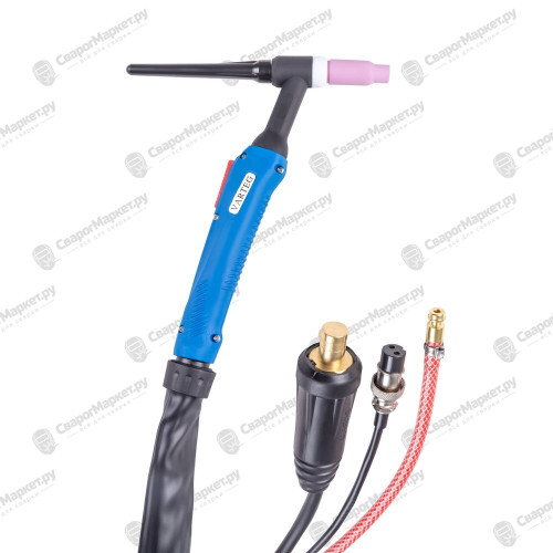 Varteg Горелка TIG-26 4м (разъем 35мм2, с кнопкой, пр-во FoxWeld/КНР)