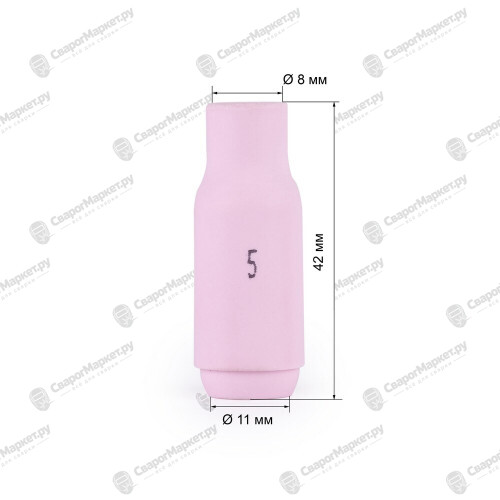 Varteg Cопло керам. 8,0мм №5 (701.0108/TC0003, пр-во FoxWeld/КНР)-1