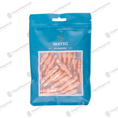 Varteg Корпус цанги 1,6мм TIG17/18/26 (701.0191/ТЕ0001-16, пр-во FoxWeld/КНР)-3