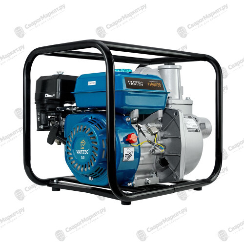 Мотопомпа бензиновая VARTEG 1100W80-1