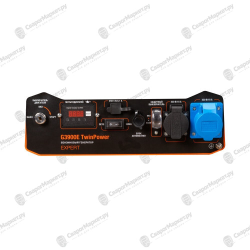 Генератор бензиновый Foxweld Expert G3900E TwinPower 3,5 кВт/7 кВА-9