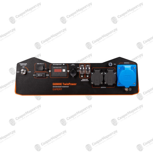 Генератор бензиновый Foxweld Expert G6900E TwinPower 6 кВт/9,4 кВА-9