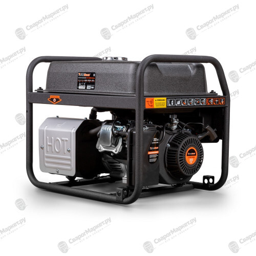 Генератор бензиновый Foxweld Expert G3900E TwinPower 3,5 кВт/7 кВА в компл. с блоком автоматики-4